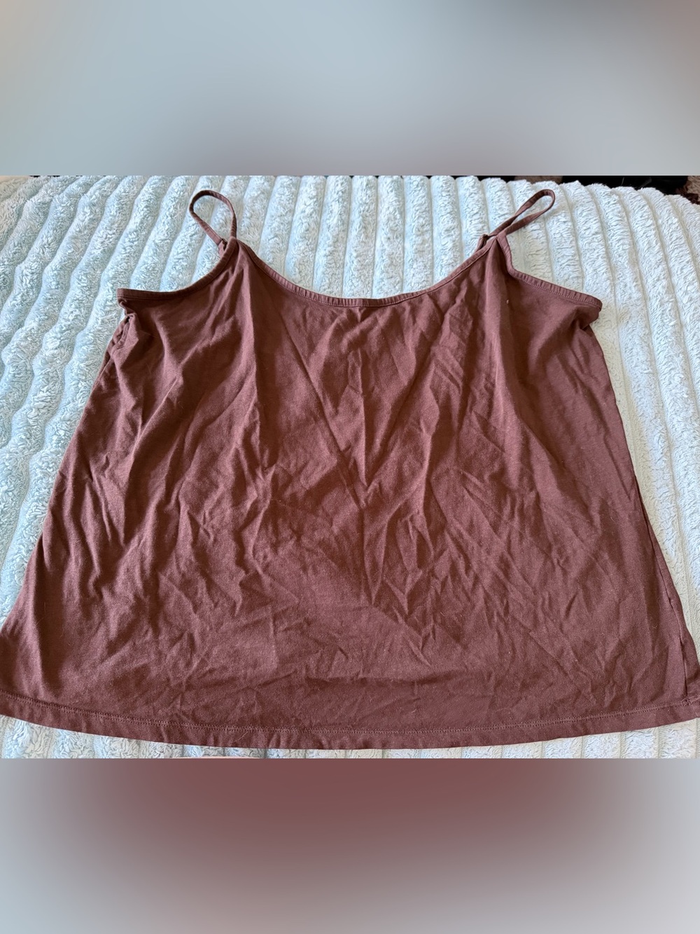 Old Navy First Layer Brown Adjustable Strap Cami Tank Top 3X Plus Size